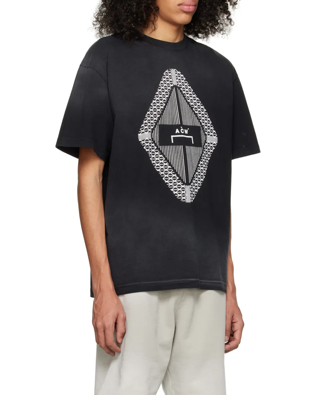 Gradient Logo Printed Crewneck T-Shirt