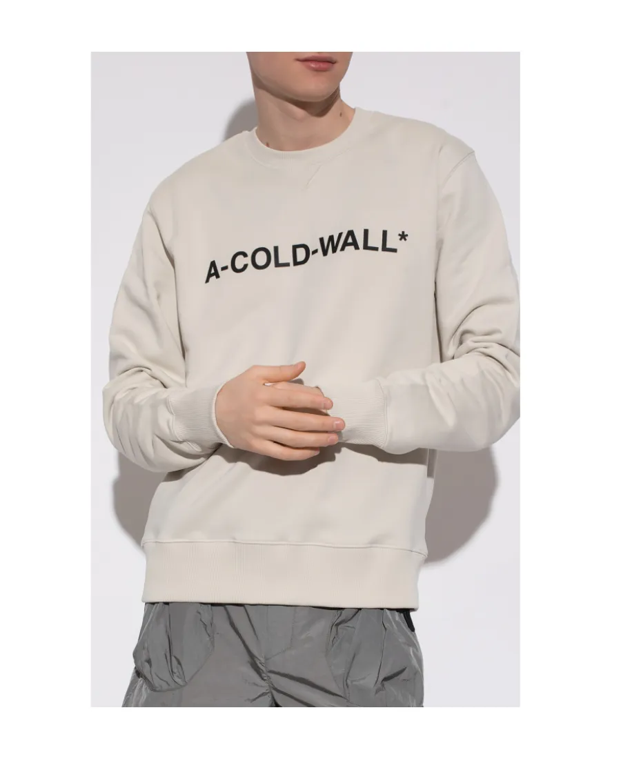 Essential Logo Printed Crewneck Sweatshirt