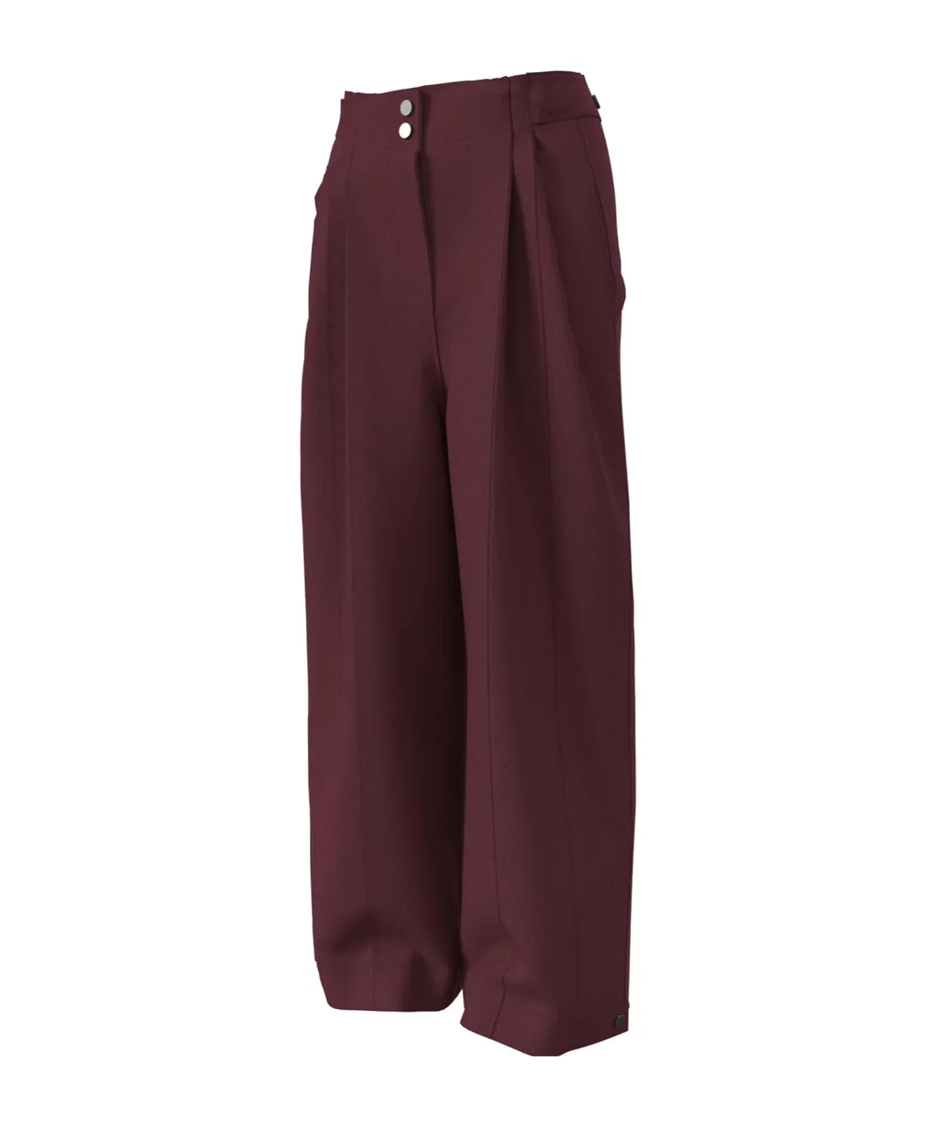 Wide-Leg Casual Pants