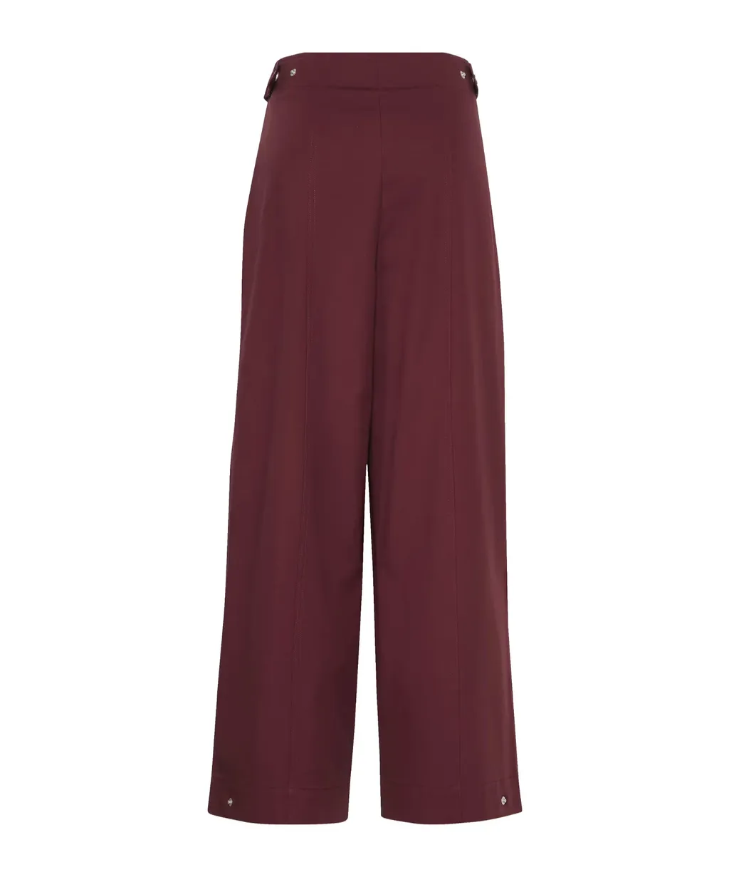 Wide-Leg Casual Pants