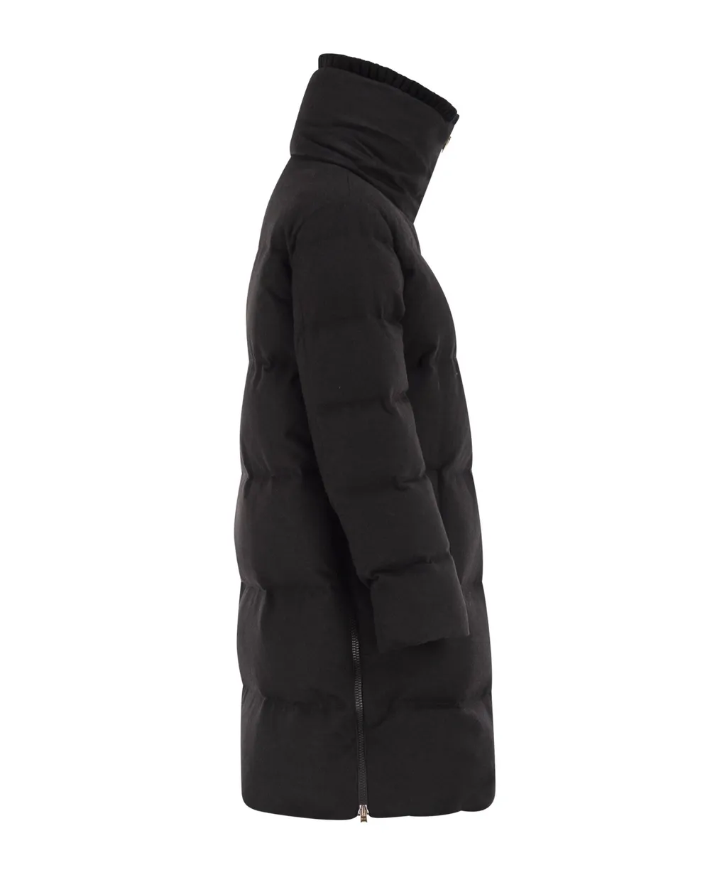Cashmere-Silk Down Jacket