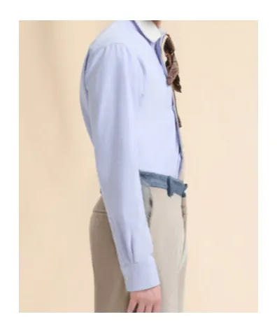 Logo Mending Embroidered Shirt