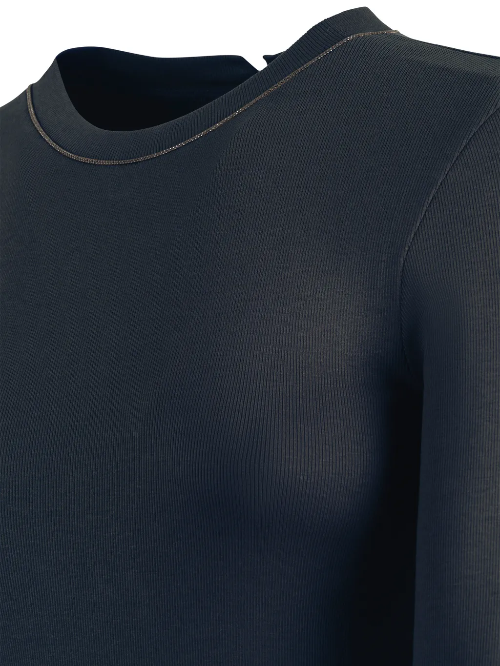 Chain-Linked Crewneck Top