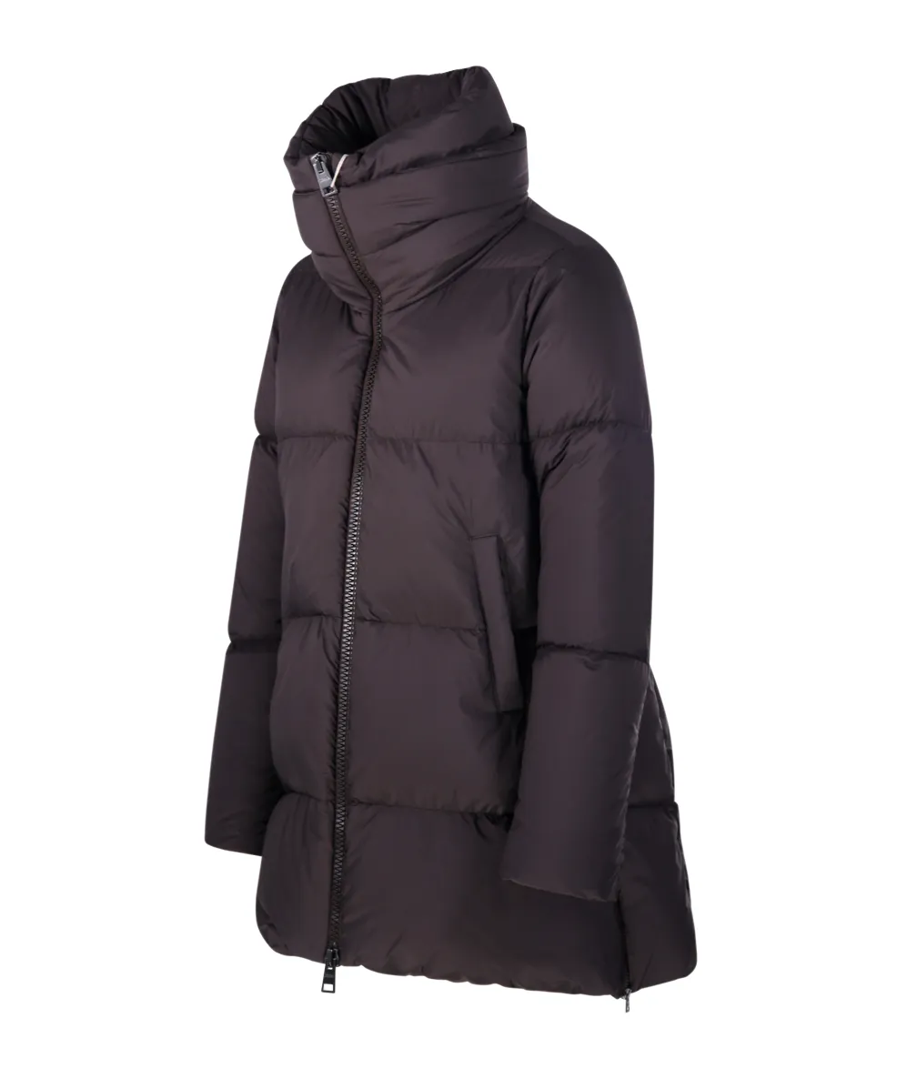 High Neck Zip-Up Coat