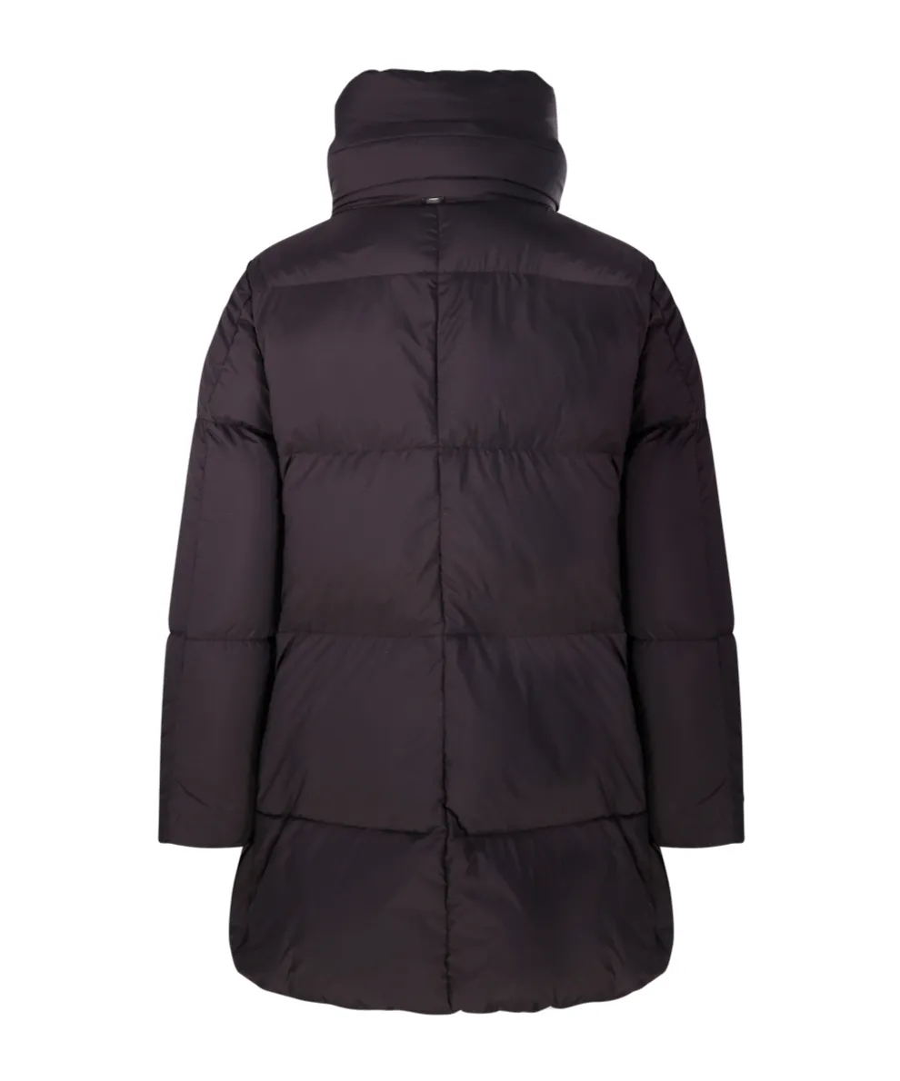 High Neck Zip-Up Coat