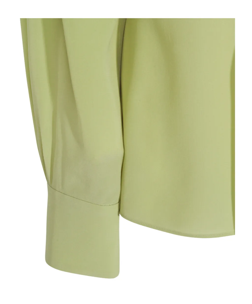 Neck Bow CrÊPe De Chine Shirt