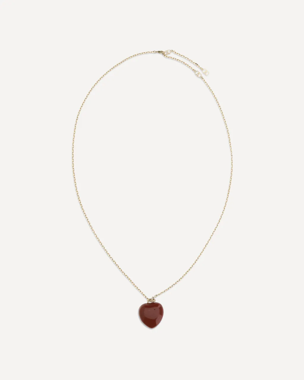 Heart-Shaped Chained Necklace