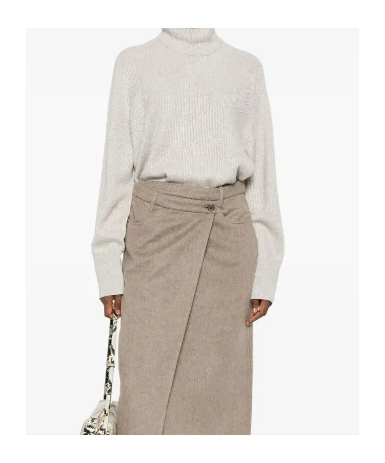 Roll-Neck Cashmere Sweater