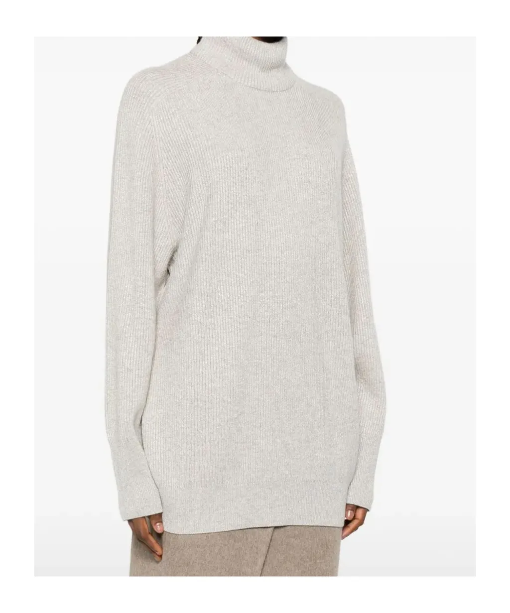 Roll-Neck Cashmere Sweater