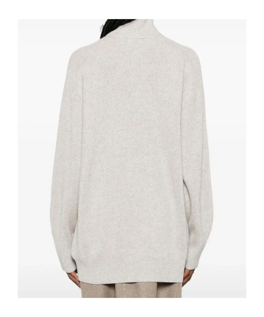 Roll-Neck Cashmere Sweater