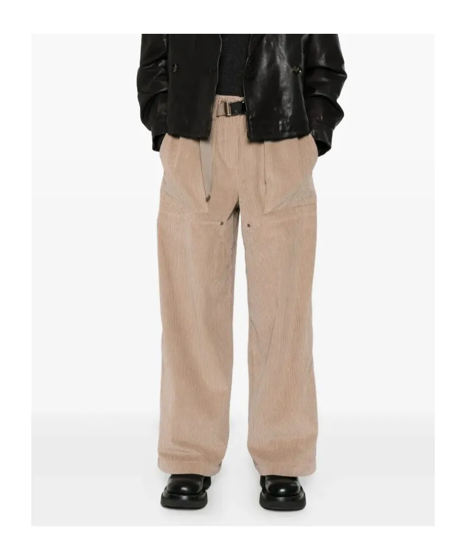 Corduroy Belted Trousers