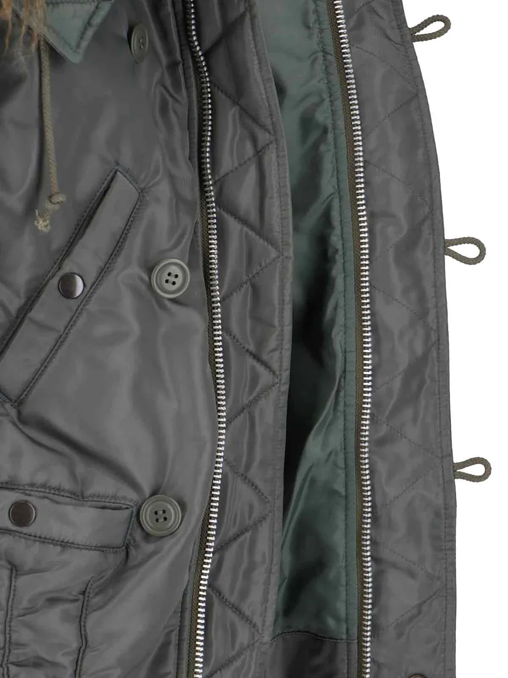 Long-Sleeved Zip-Up Casual Jacket