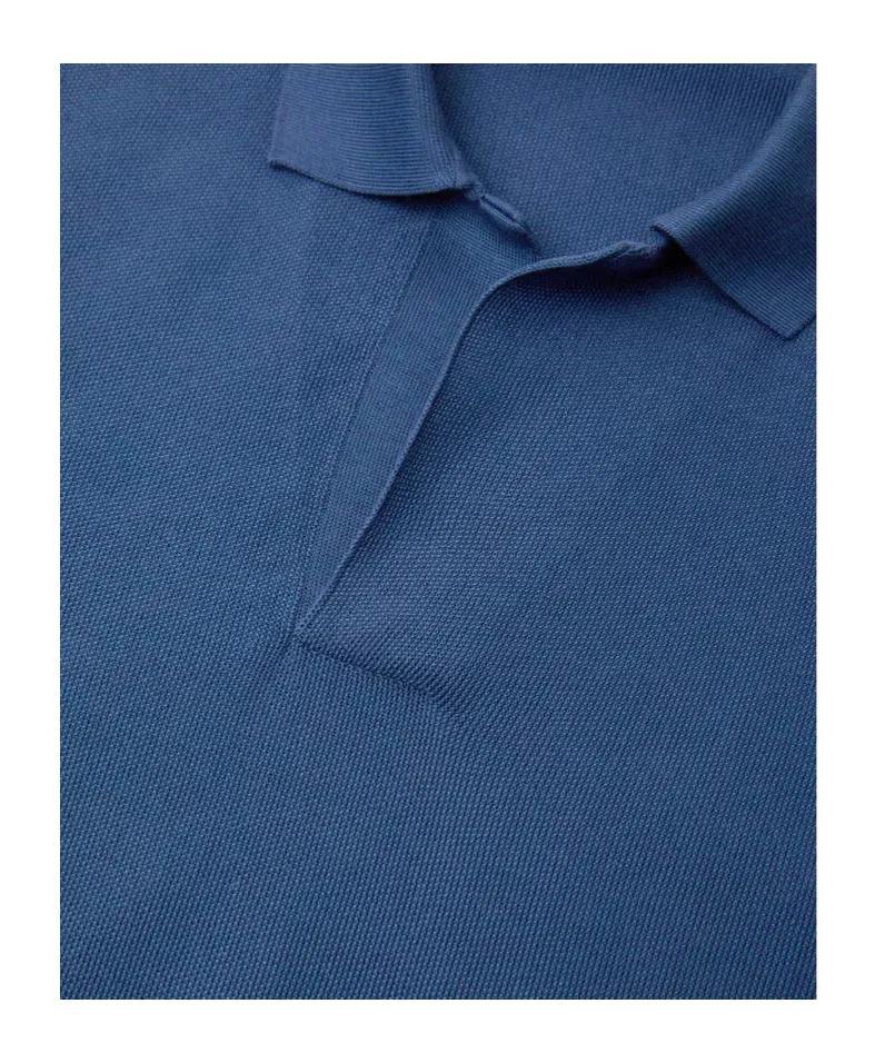 Buttonless Polo Shirt