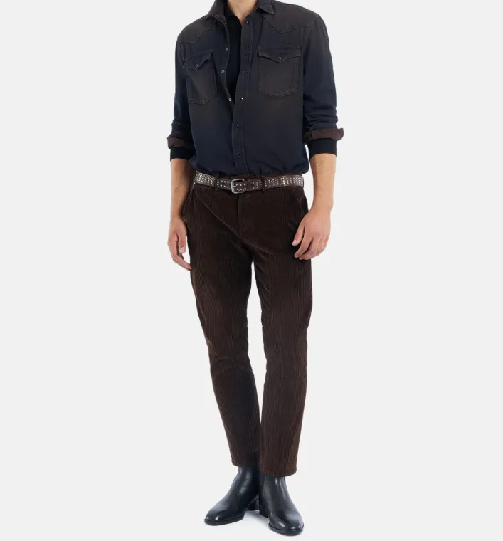 Denim Shirt With Chest Pockets