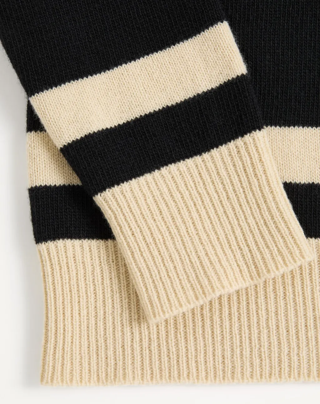 High-Neck Wool Jumper With Vlogo Embroidery