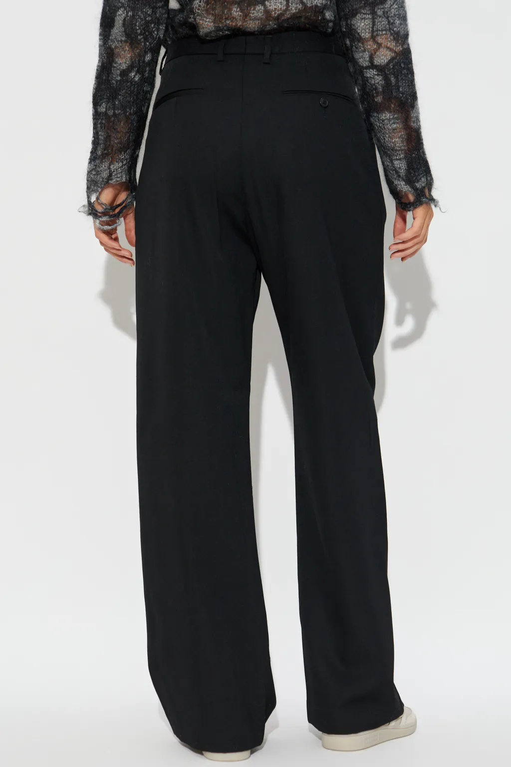 Pleated Wool Trousers