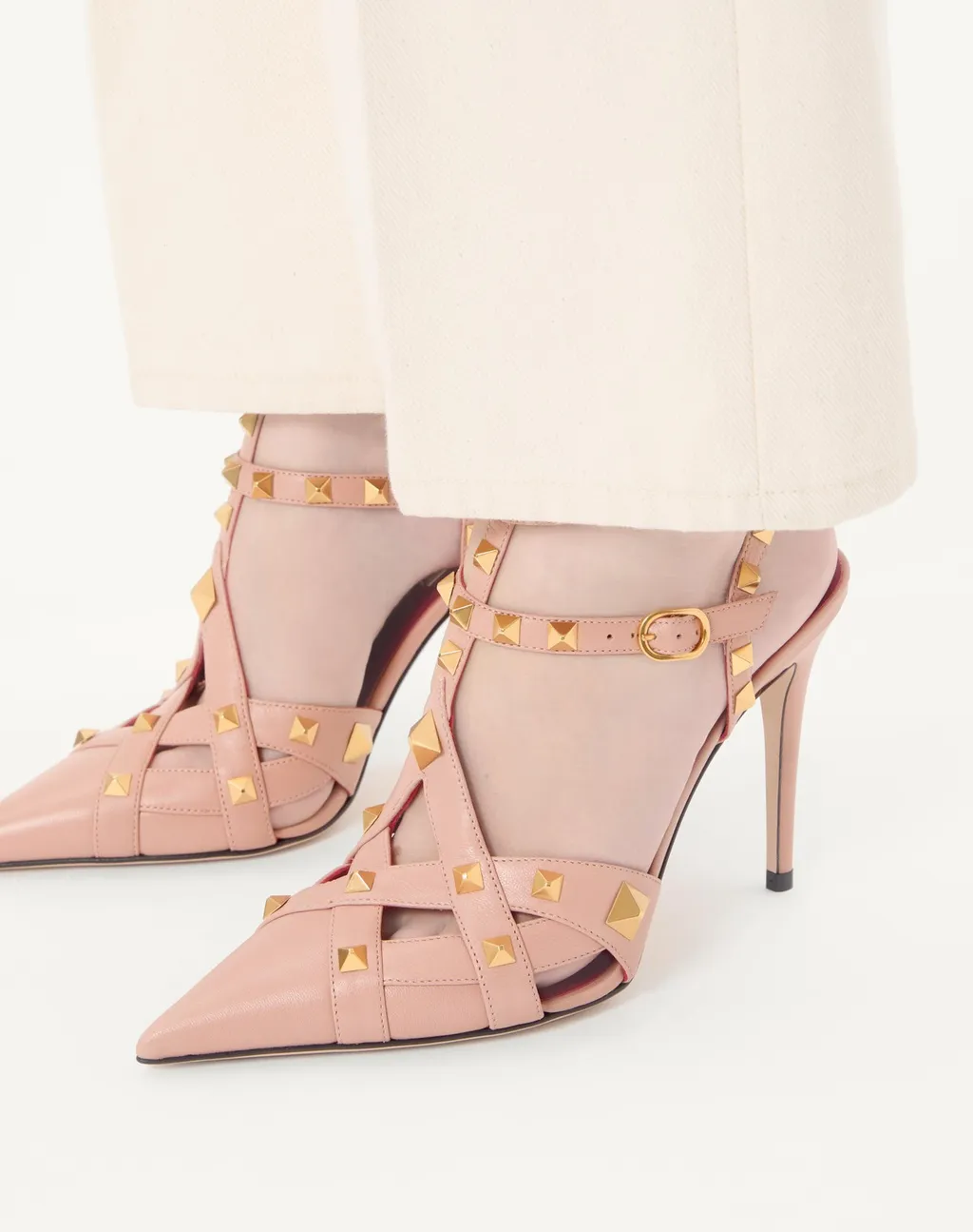 Studdy Kidskin Pumps 100Mm