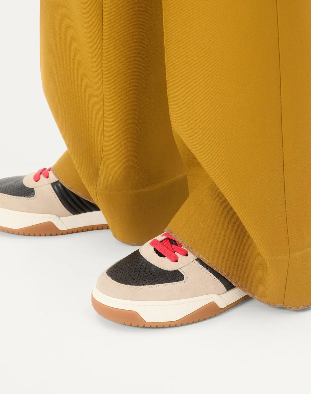 Sparry Trainer In Split Leather And Nappa