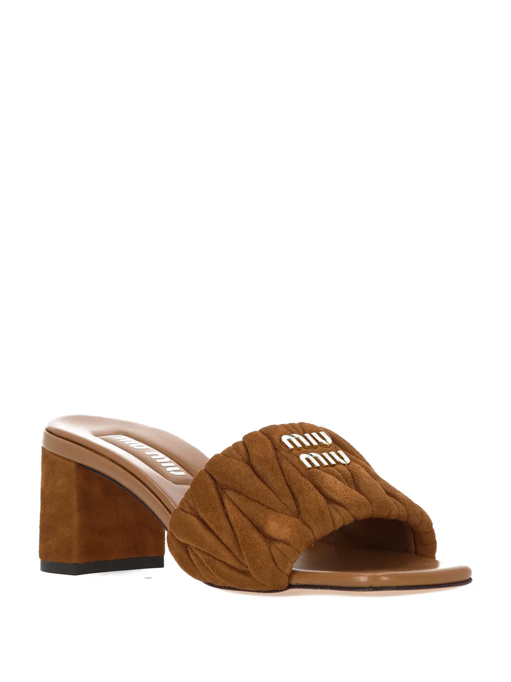 Logo-Lettering Slip-On Sandals