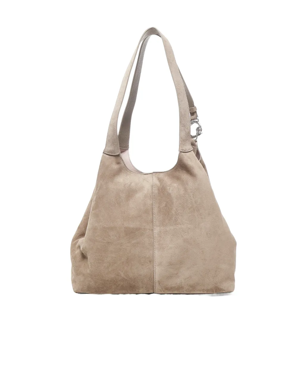 Panneled C-Easy Hobo Bag