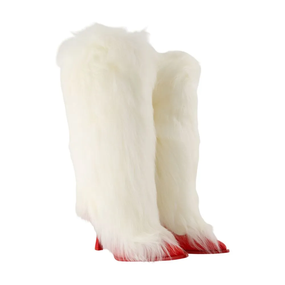 Pointed-Toe Heeled Boots