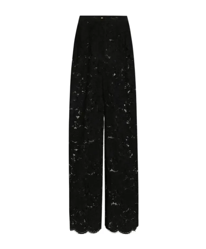 Dna Lace-Detailing Trousers