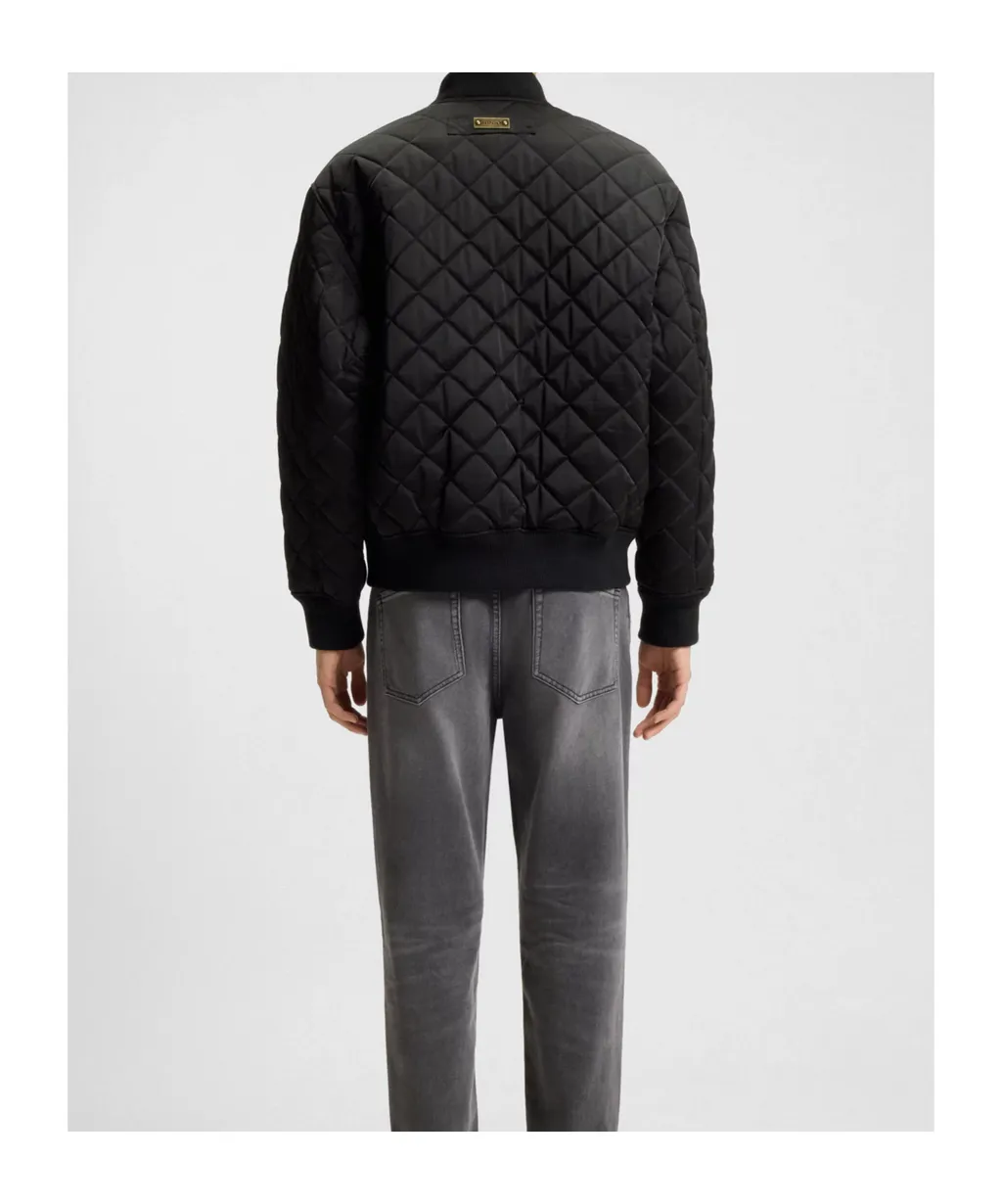 Quilted Satin Jacket