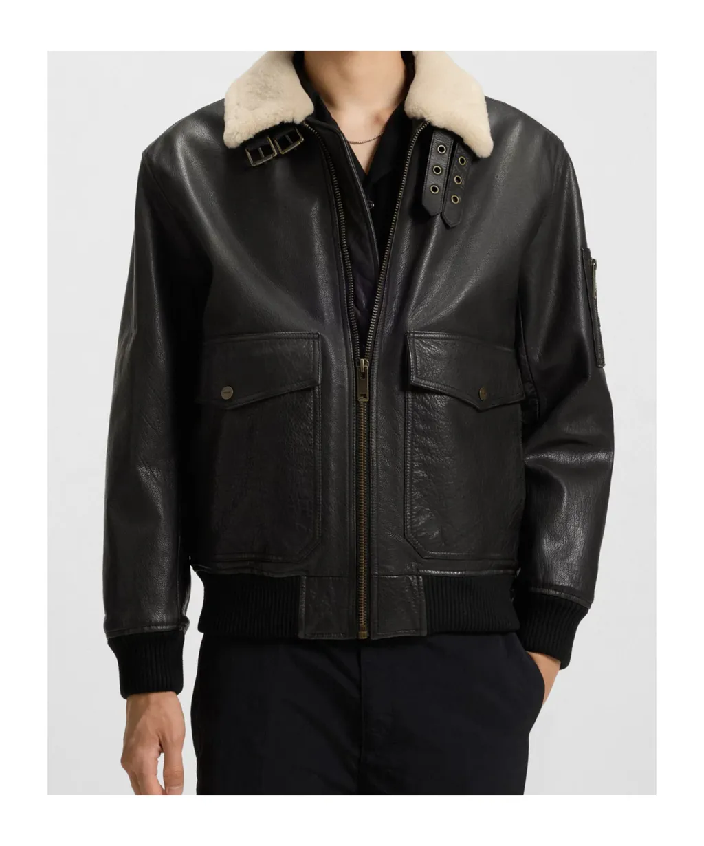 Bomber Leather Jacket