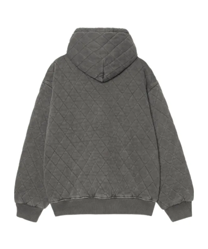Quilted Hooded Zip-Up Jacket