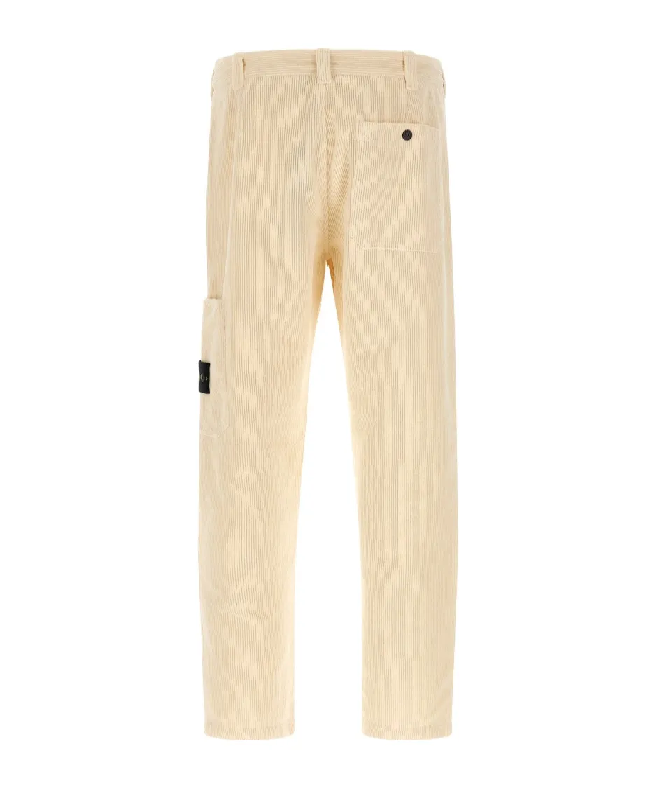 Logo Patch Corduroy Pants