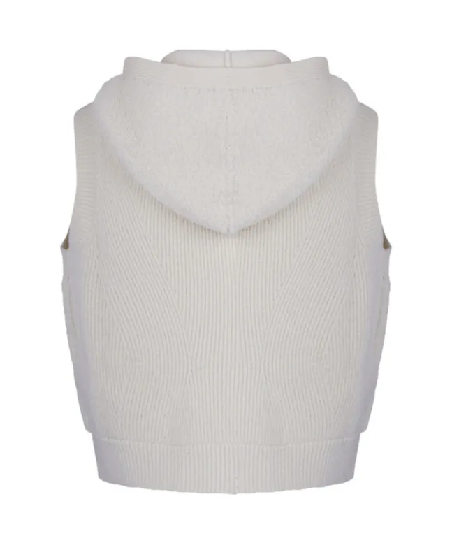 Button-Up Hooded Vest