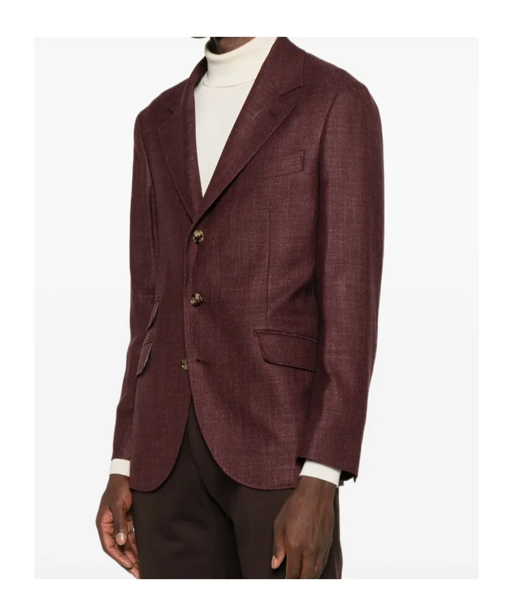 Long-Sleeved Suit Jacket