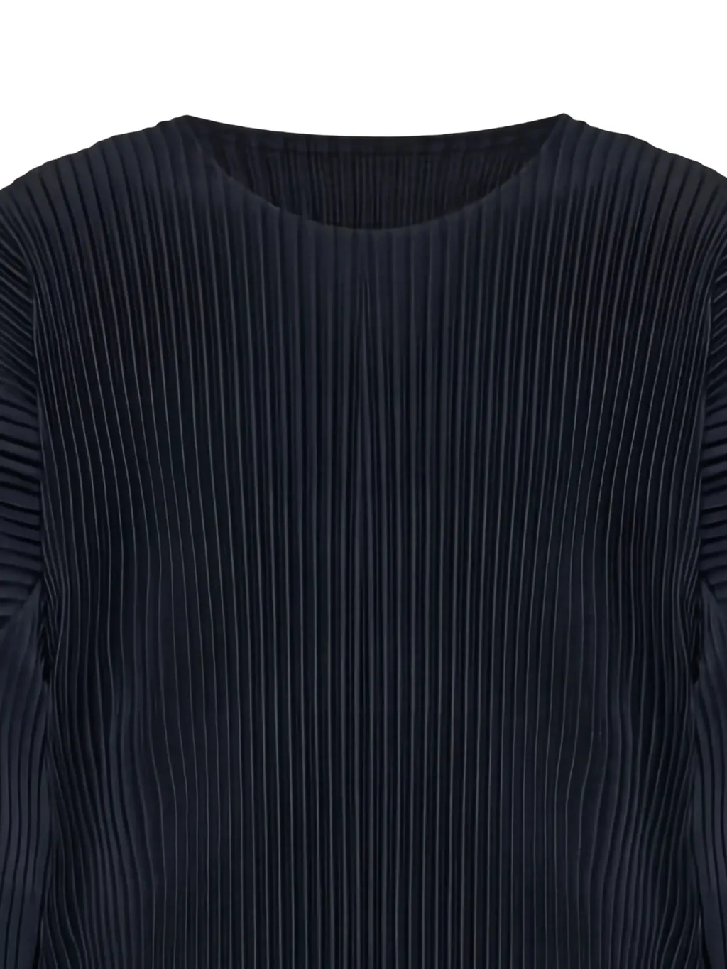 Pleated Long-Sleeves T-Shirt