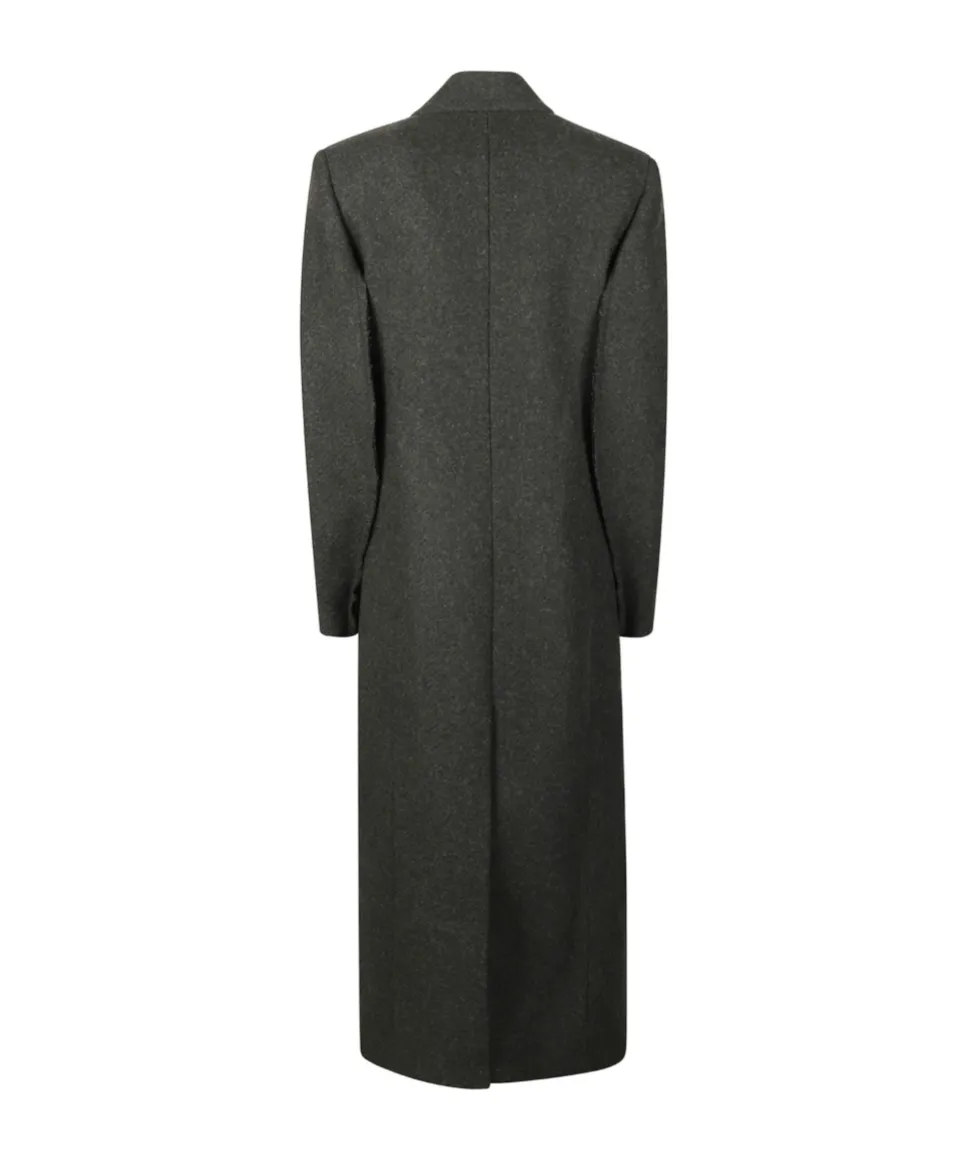 Single Breasted Mid-Length Coat
