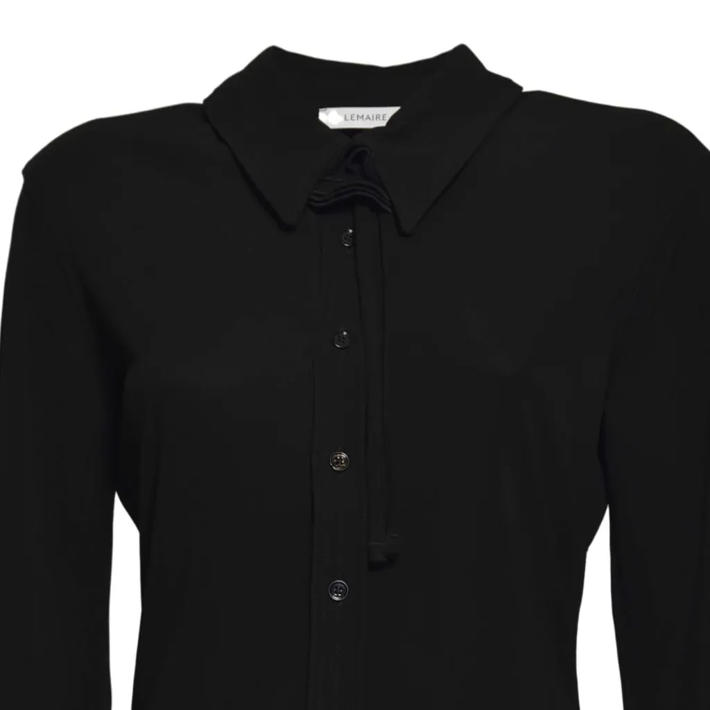 Flower Detailed Long-Sleeved Shirt