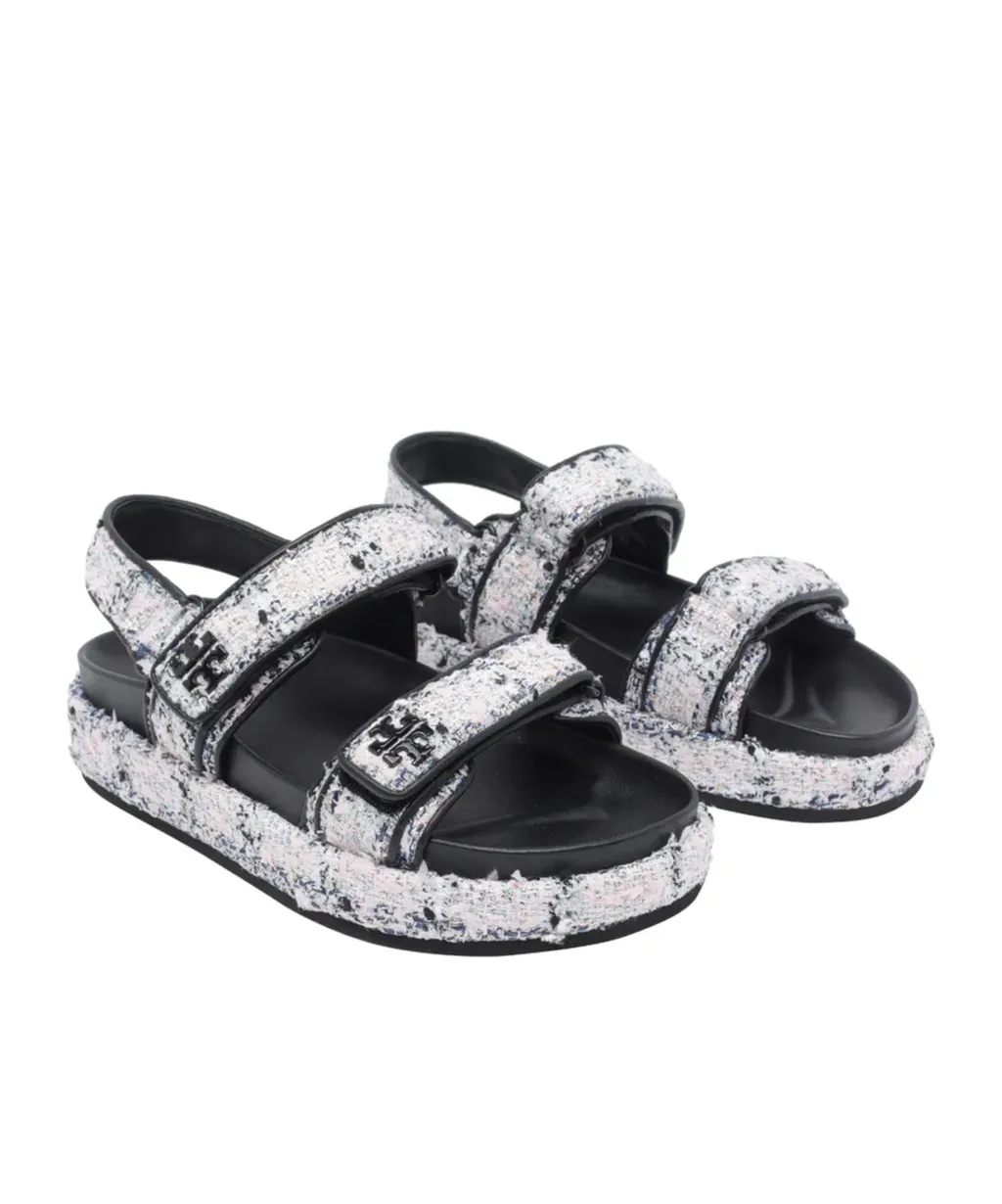 Logo-Detailed Open Toe Sandals