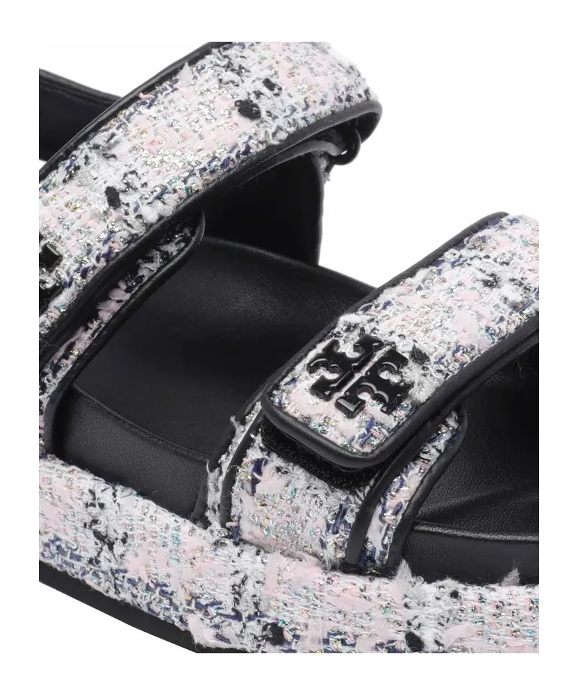 Logo-Detailed Open Toe Sandals