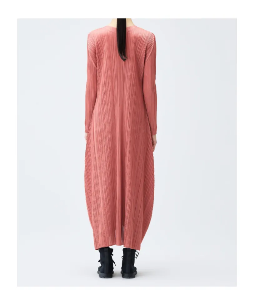 Pleated Midi Dress