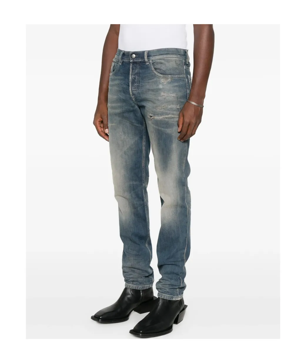 Distressed-Effect Jeans
