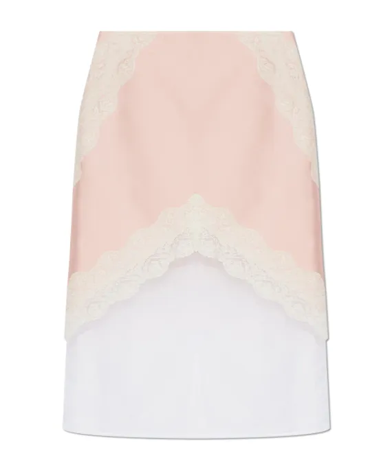 Laced Midi Skirt