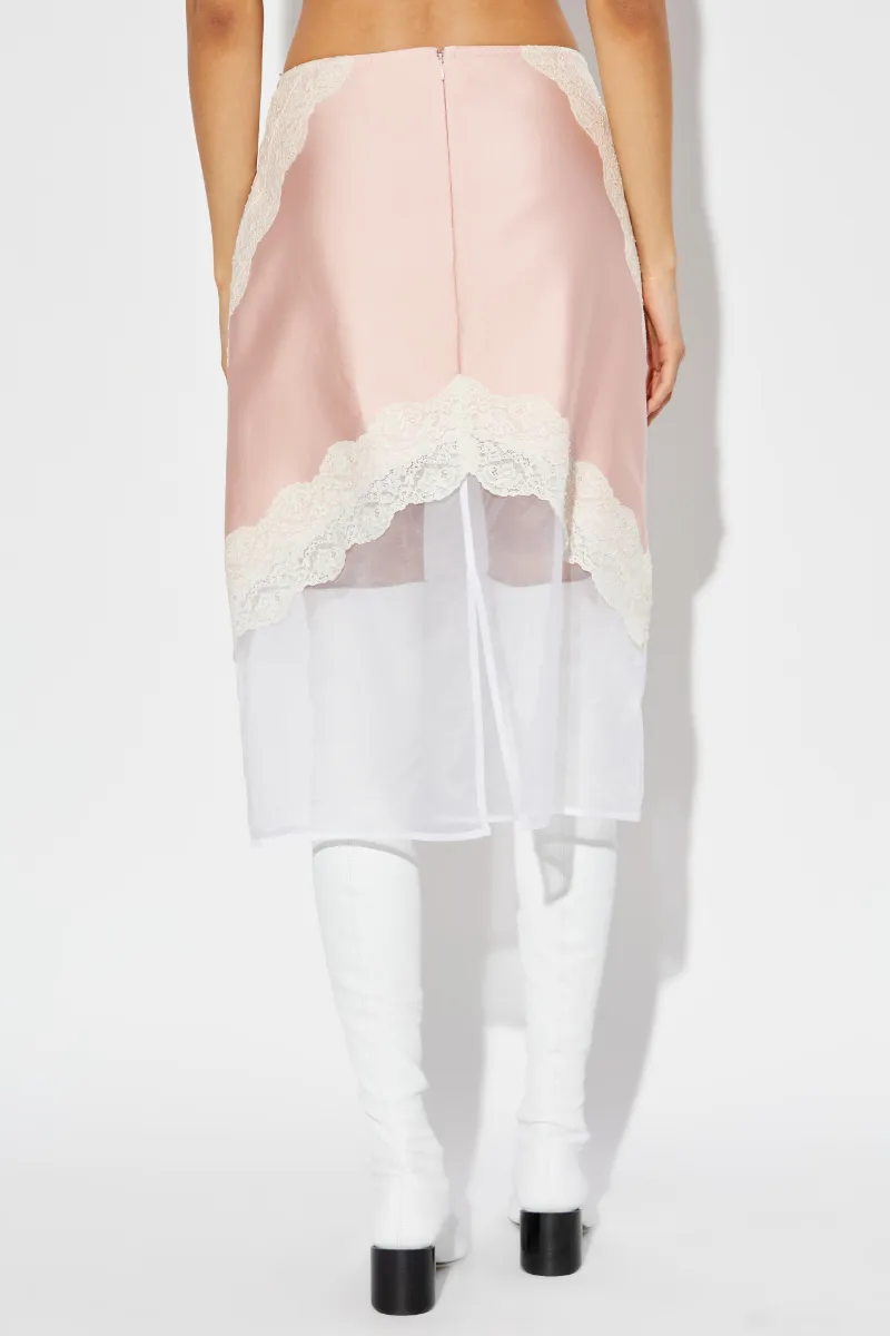 Laced Midi Skirt