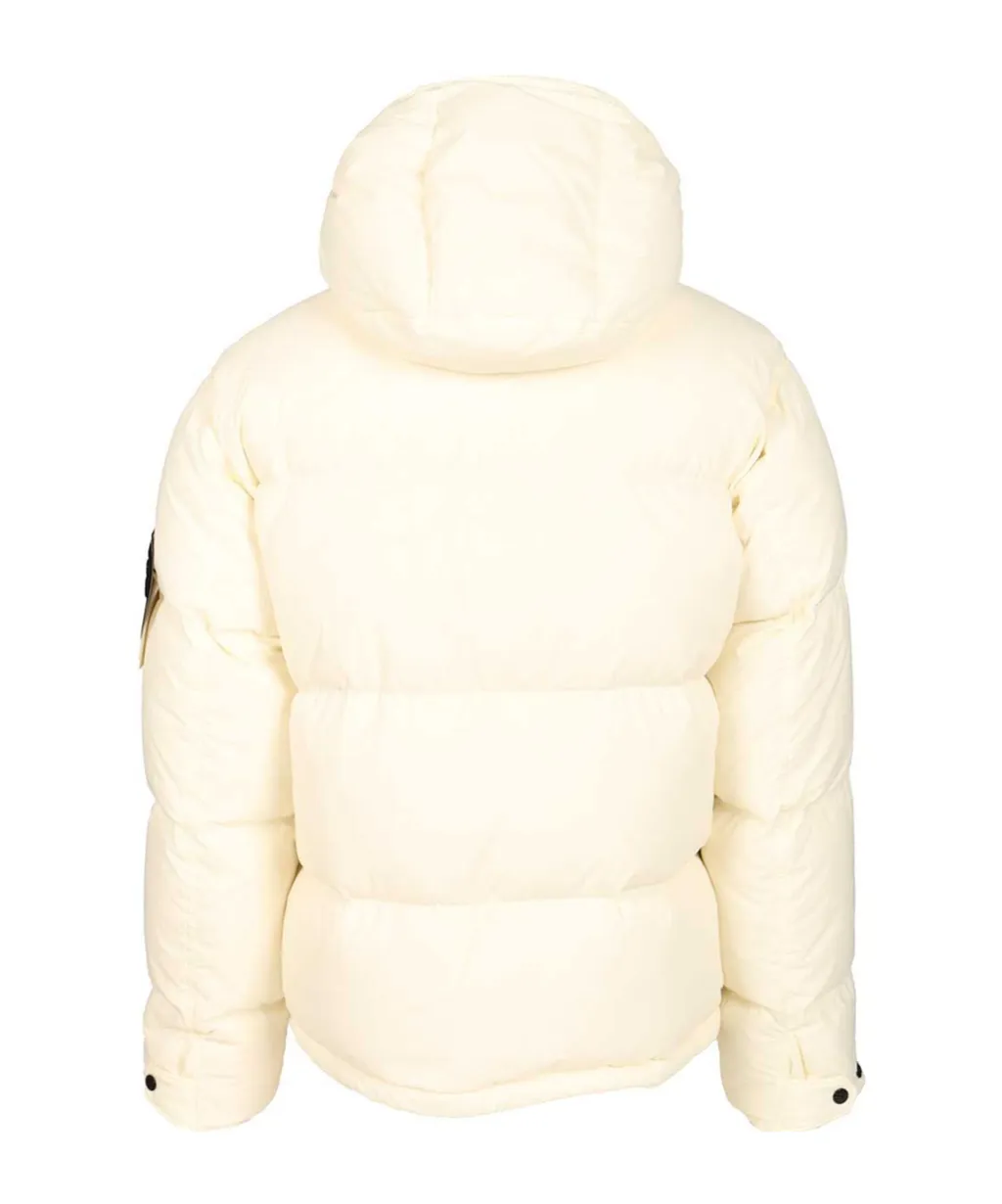 Drawstring Hooded Puffer Jacket