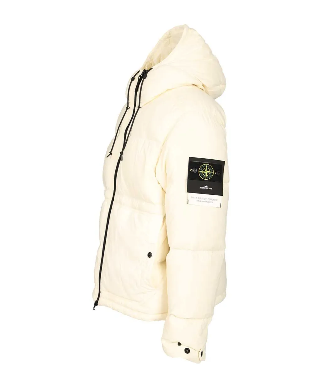 Drawstring Hooded Puffer Jacket