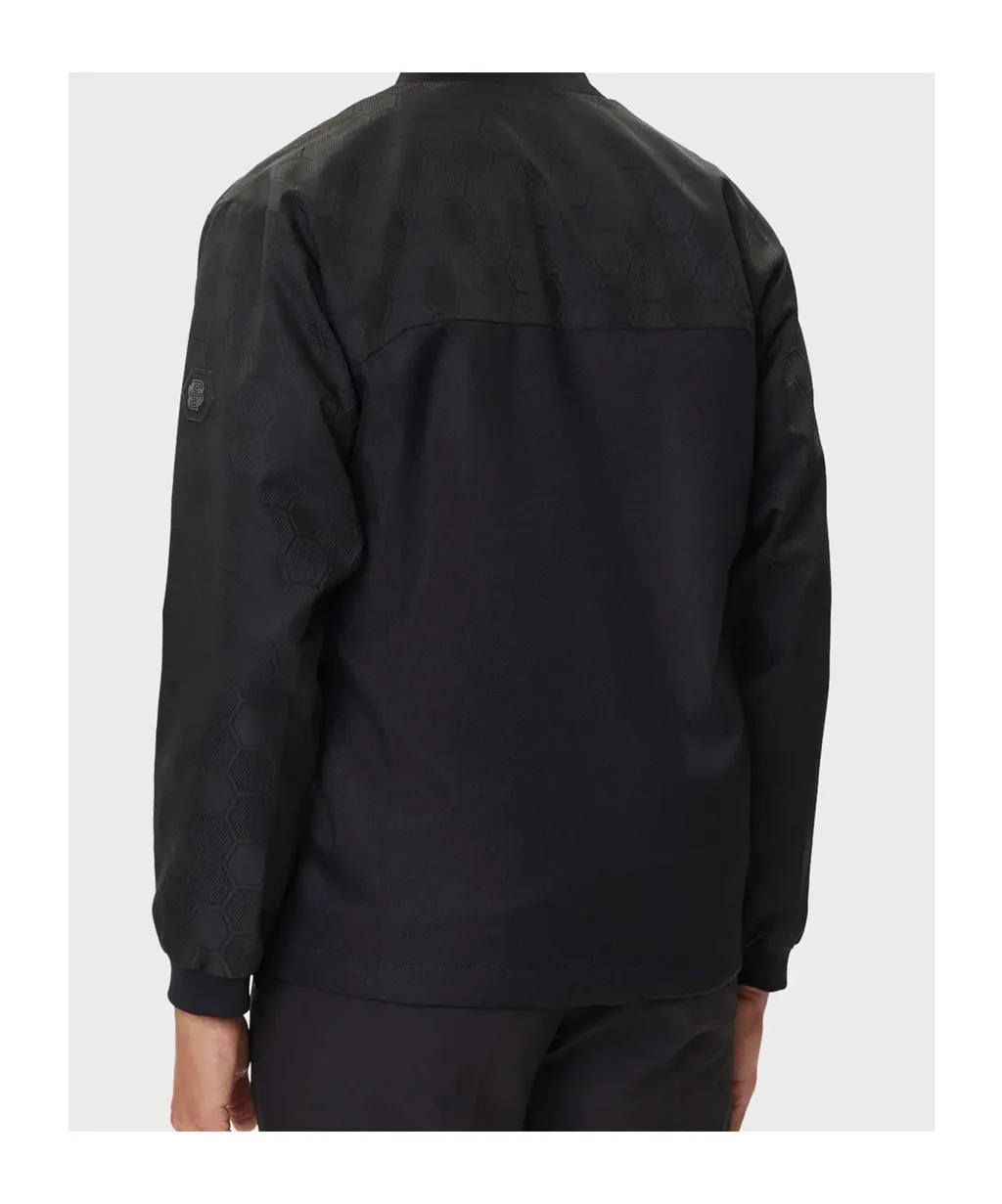 Water-Repellent Zip-Up Bomber Jacket