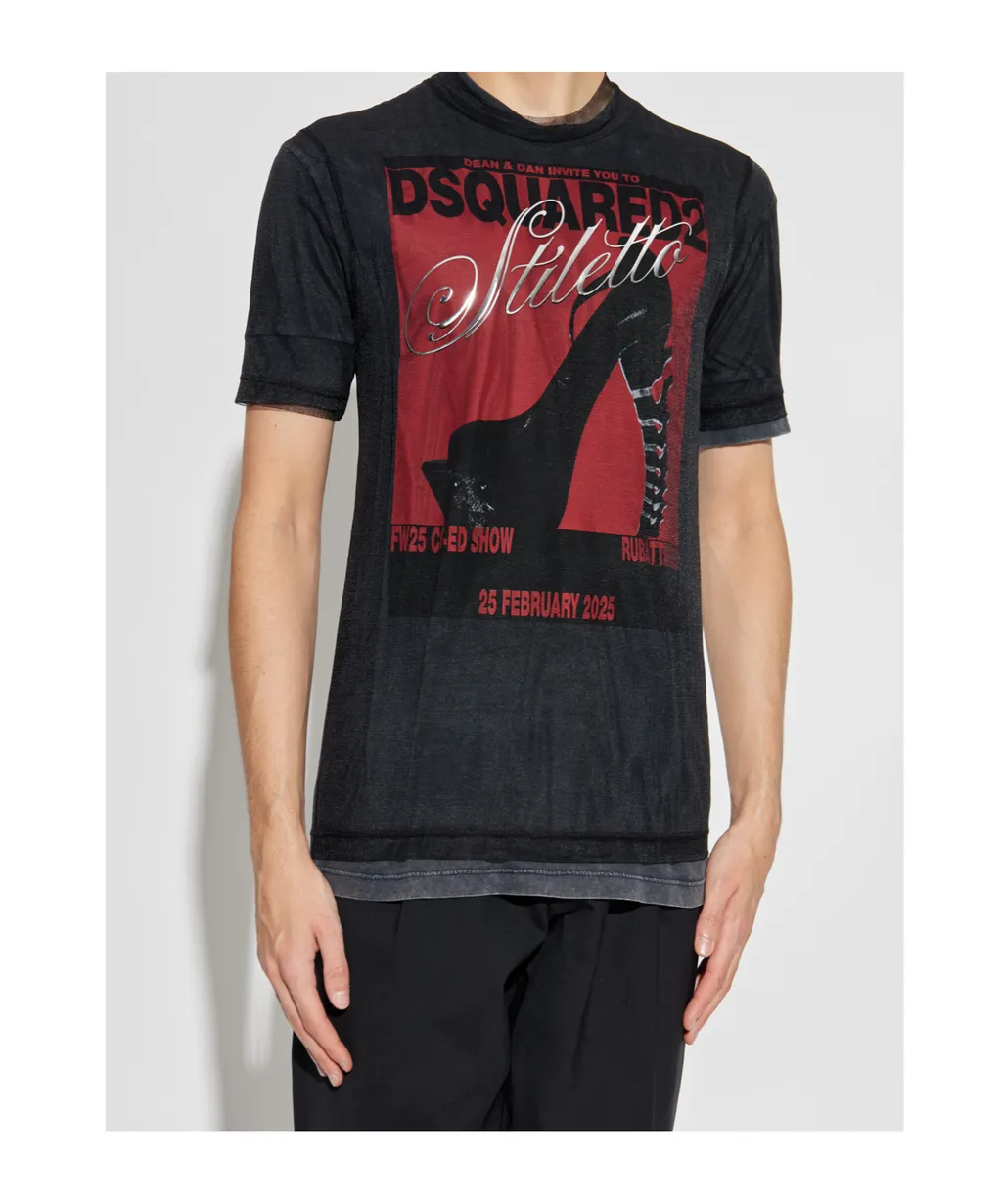 Logo Printed Crewneck T-Shirt