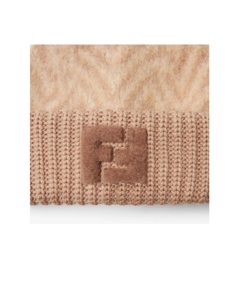 3D Ff Turn-Up Hem Beanie