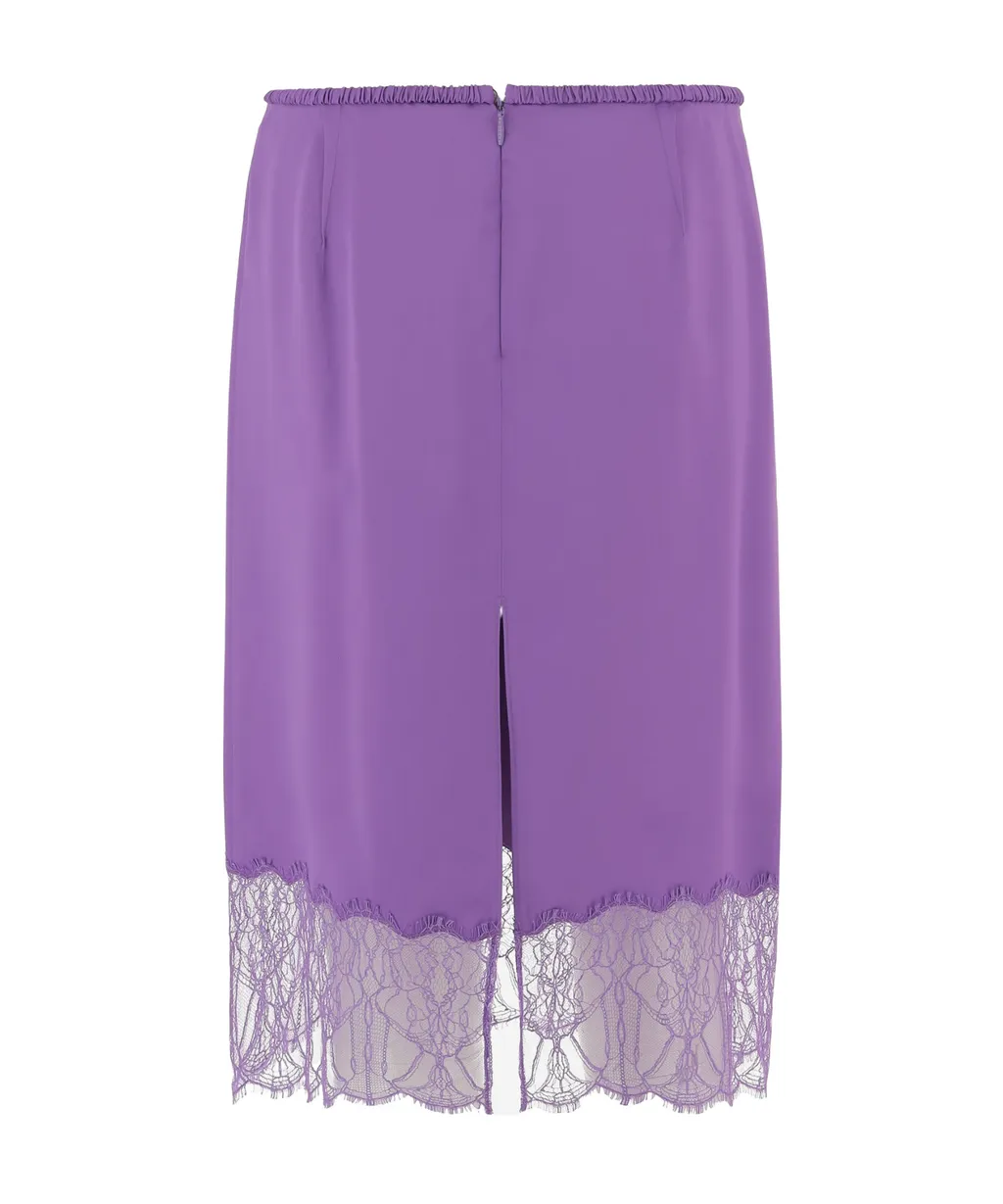 Lace Insert Skirt