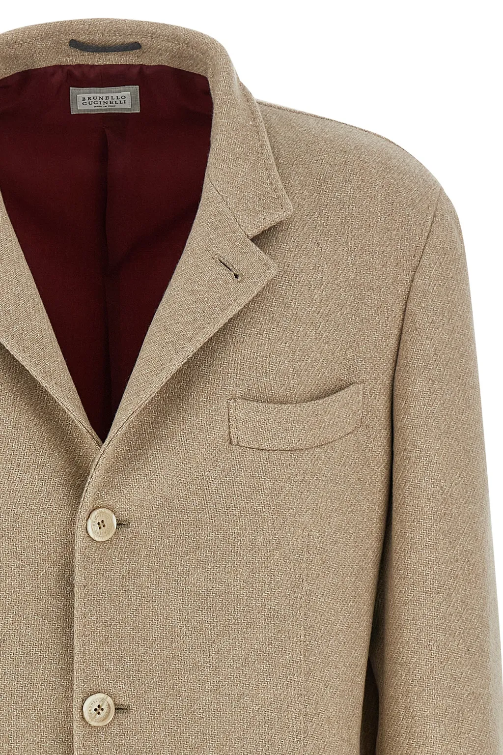 Stand-Up Collar Pocket Blazer