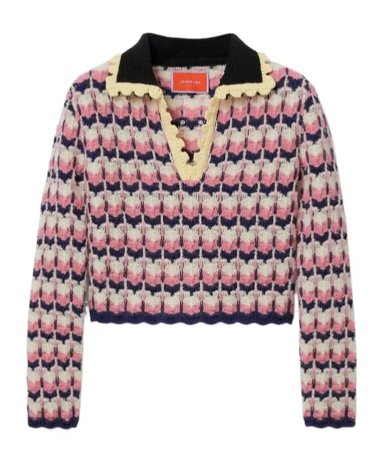 Geometric-Pattern Sweater