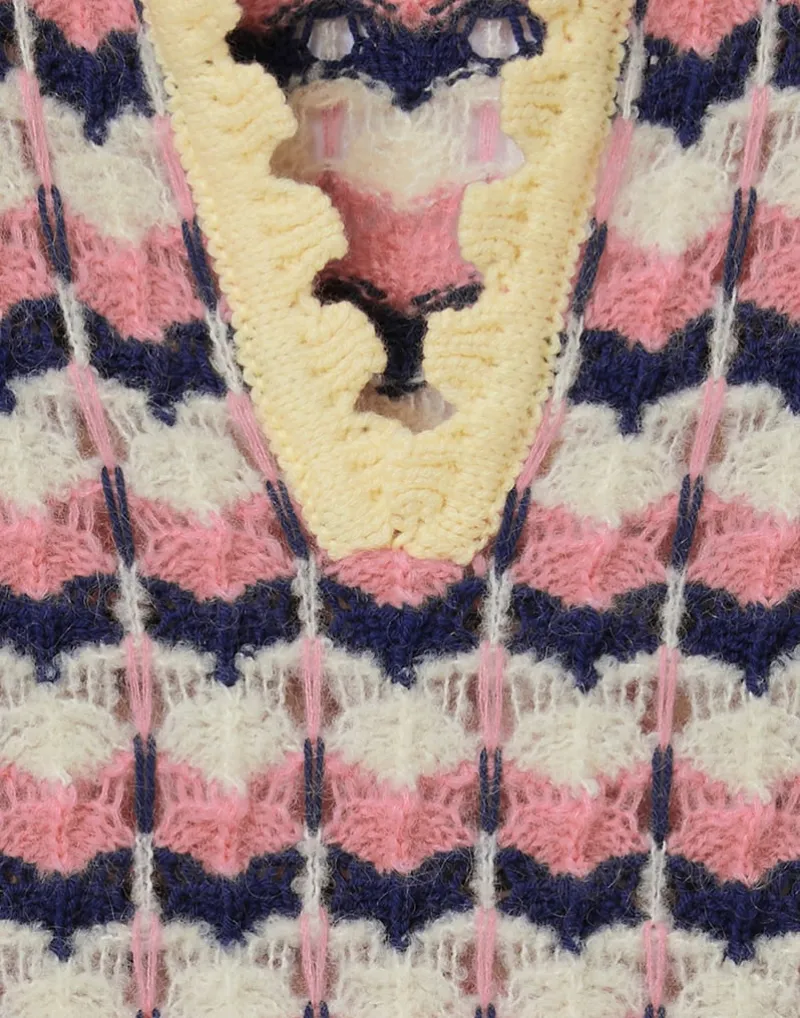 Geometric-Pattern Sweater